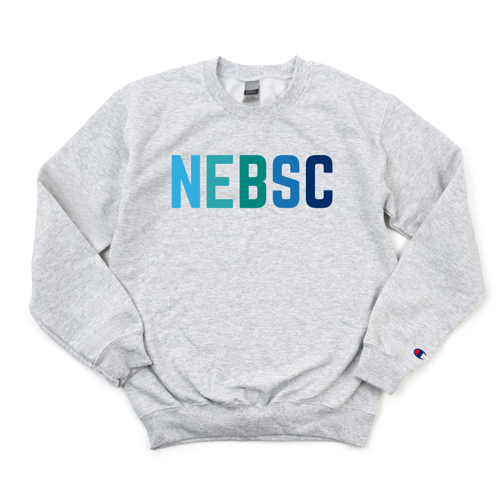 MULTICOLOR BLUE NEBSC CHAMPION CREWNECK