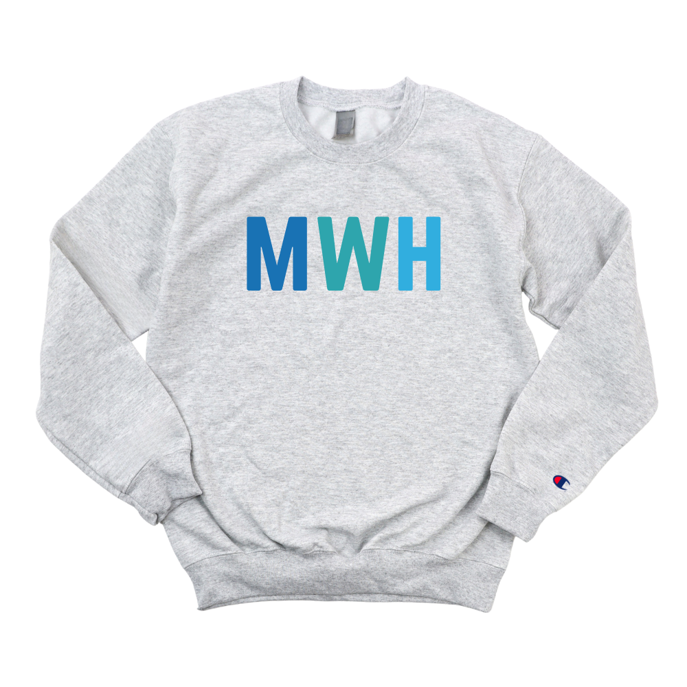 MULTICOLOR BLUE MWH CHAMPION CREWNECK
