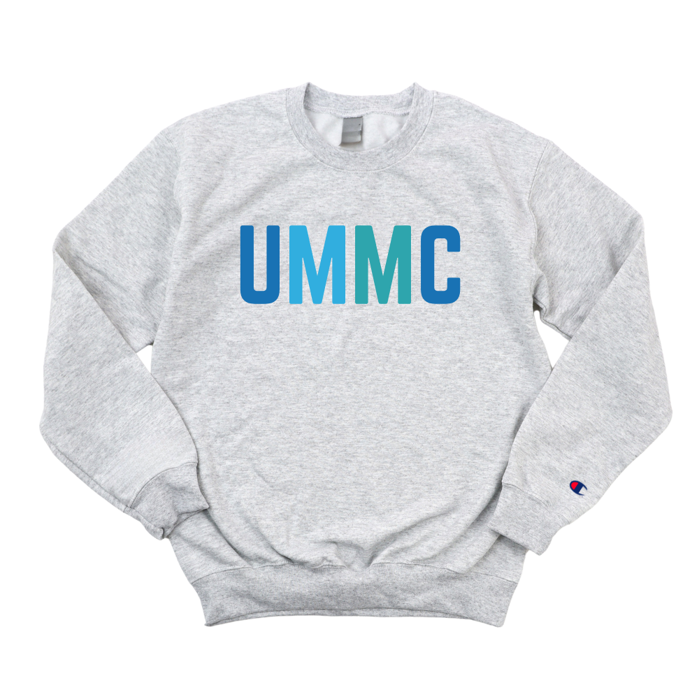 MULTICOLOR BLUE UMMC CHAMPION CREWNECK