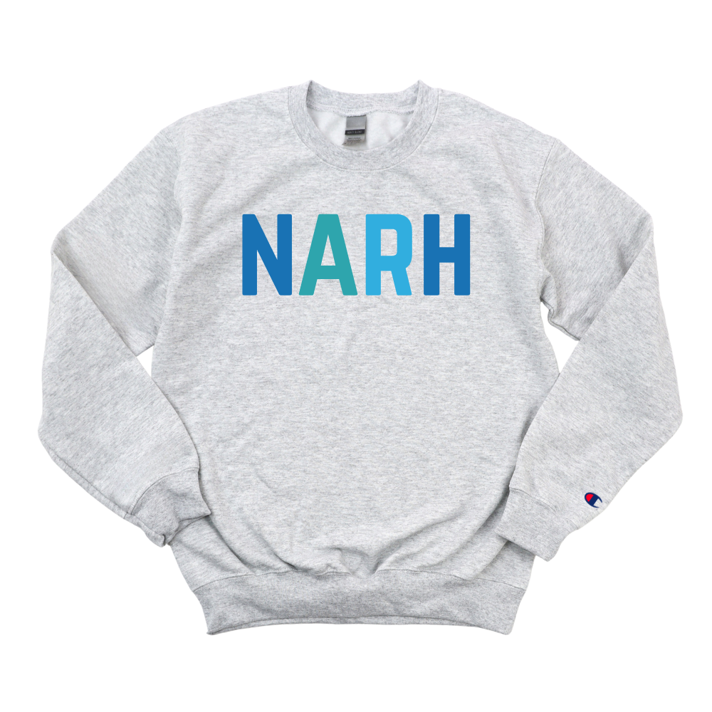 MULTICOLOR BLUE NARH CHAMPION CREWNECK