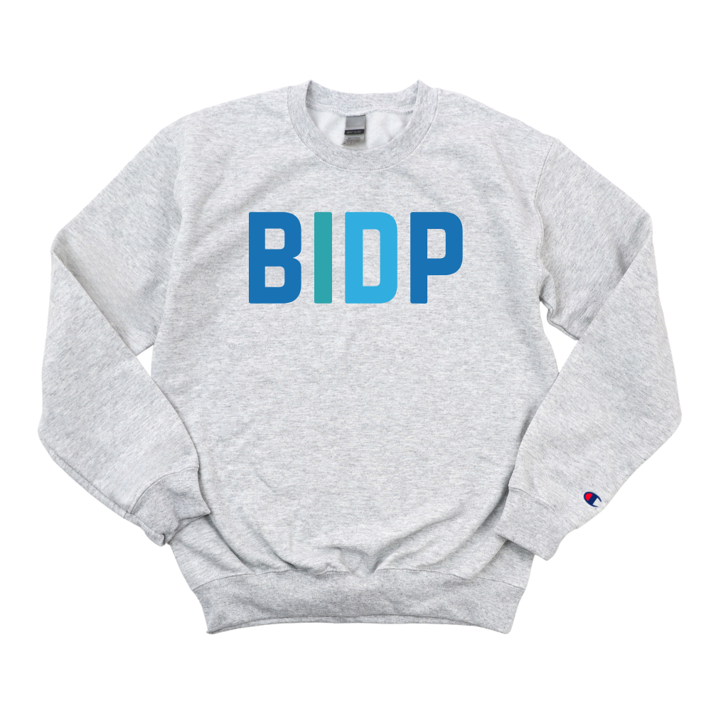 MULTICOLOR BLUE BIDP CHAMPION CREWNECK