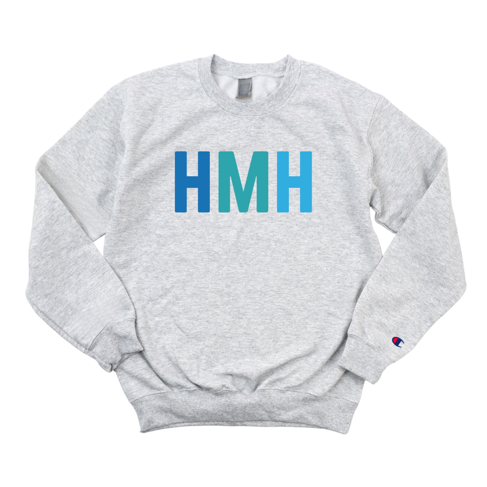 MULTICOLOR BLUE HMH CHAMPION CREWNECK