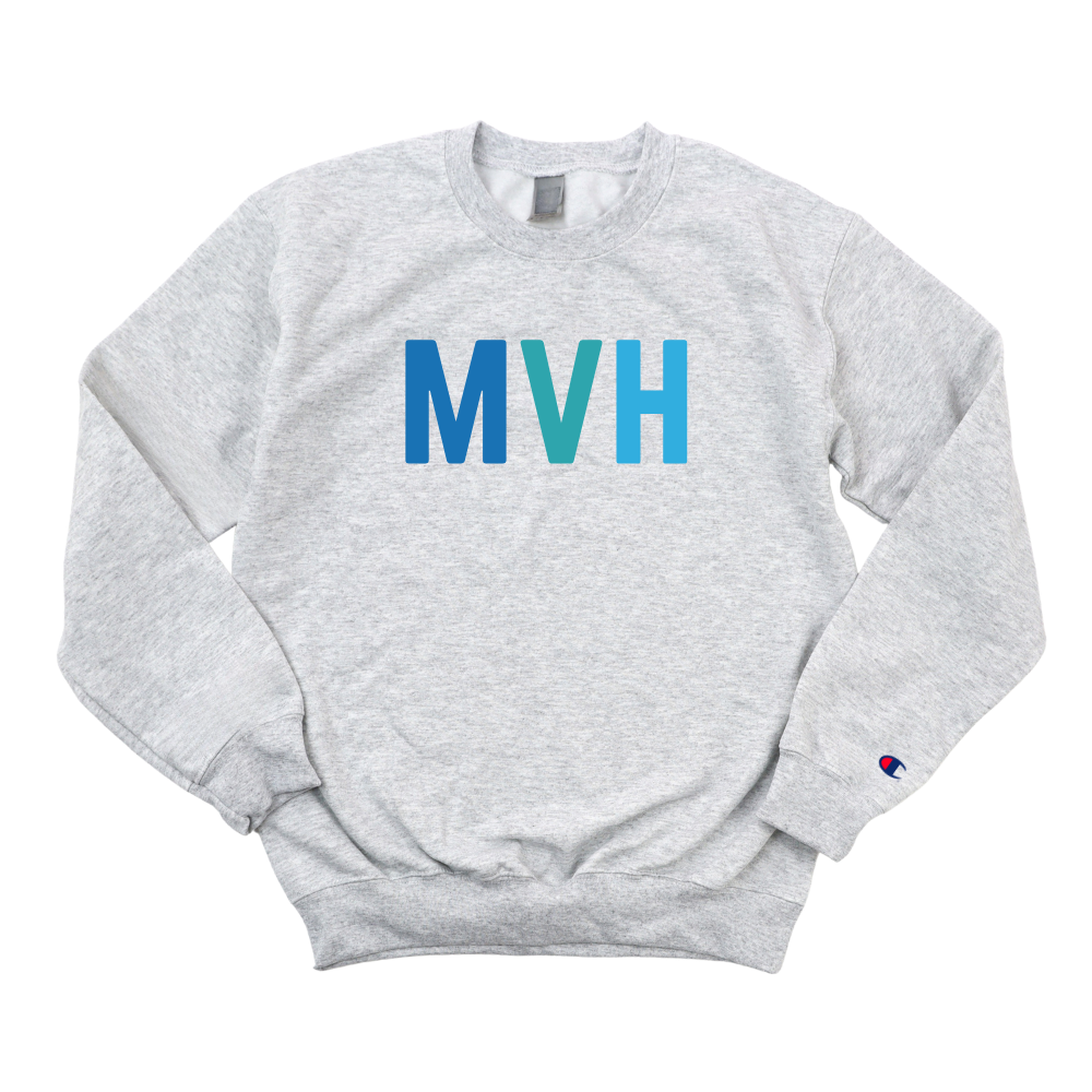 MULTICOLOR BLUE MVH CHAMPION CREWNECK