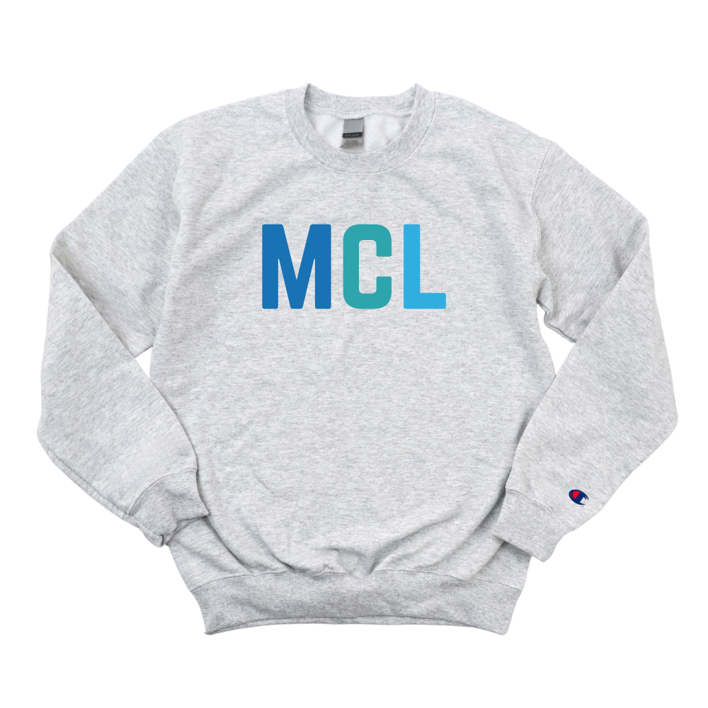MULTICOLOR BLUE MCL CHAMPION CREWNECK