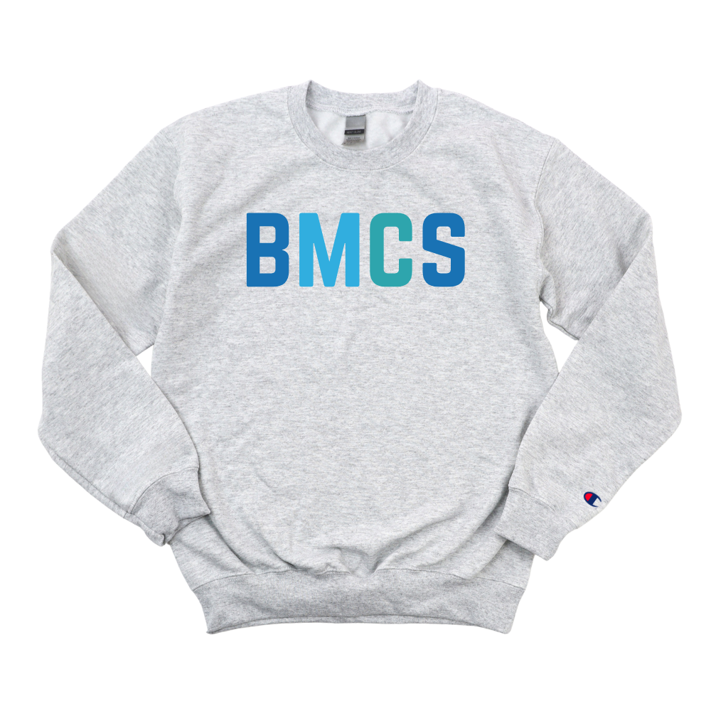 MULTICOLOR BLUE BMCS CHAMPION CREWNECK