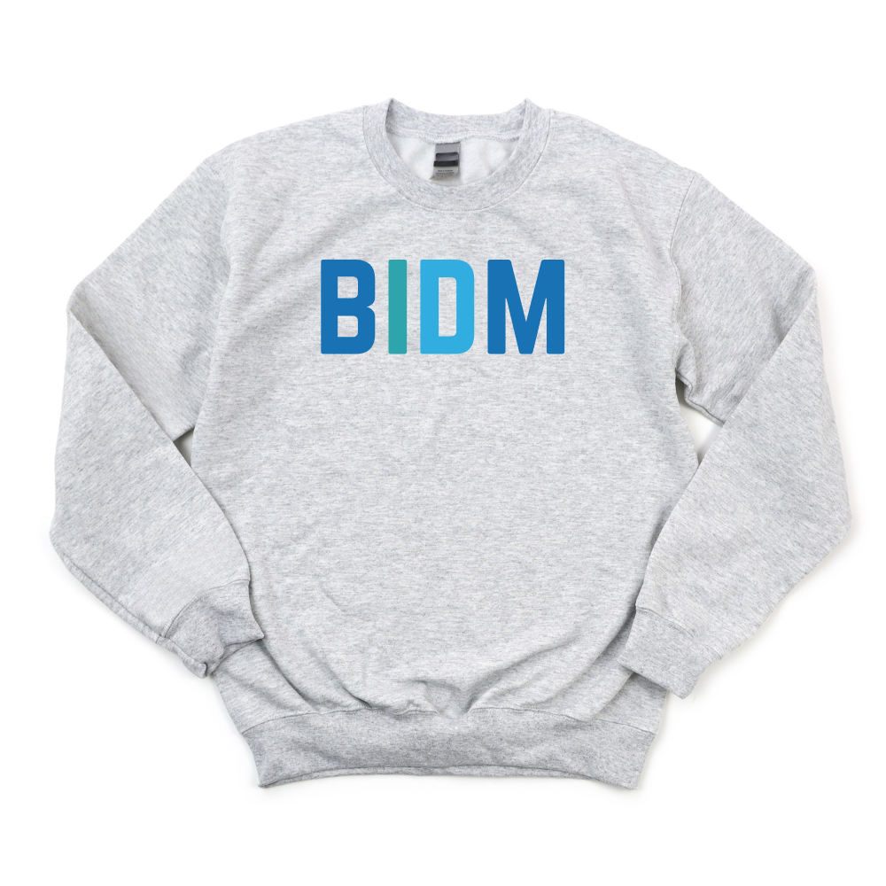 MULTICOLOR BLUE BIDM CHAMPION CREWNECK