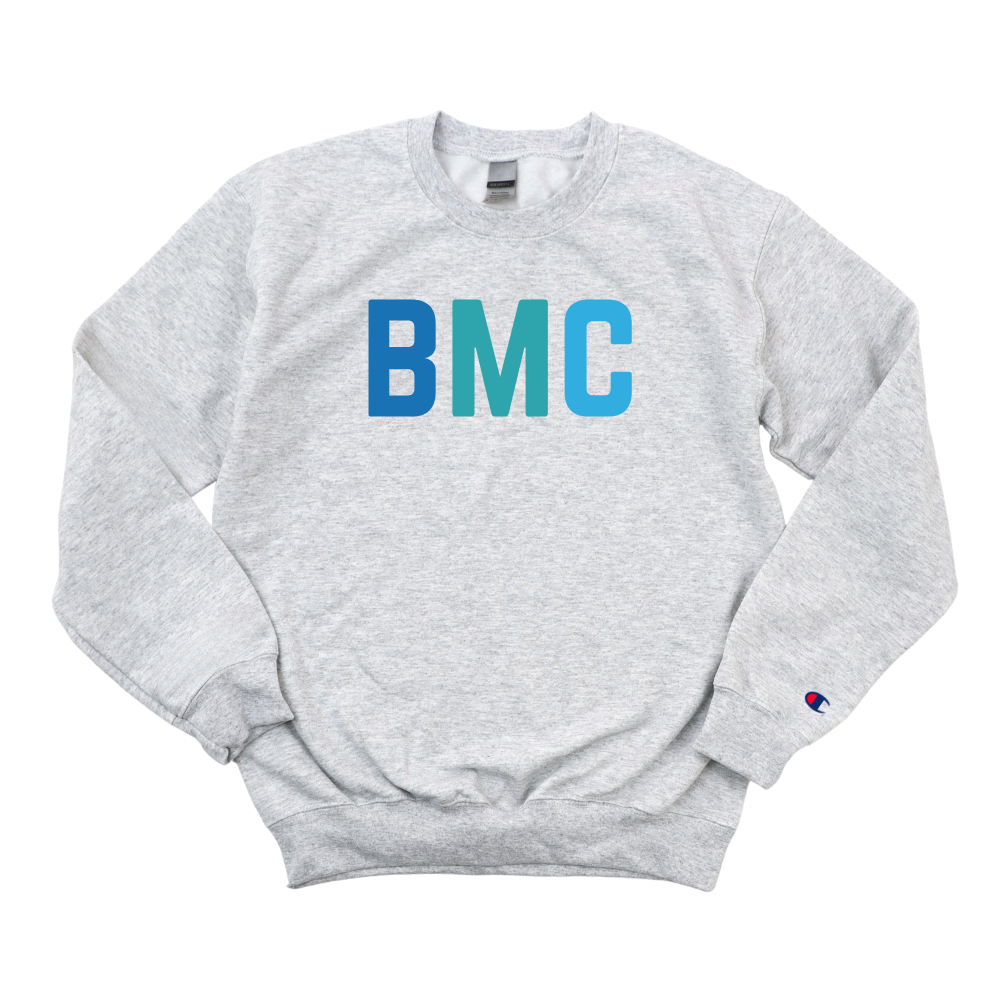 MULTICOLOR BLUE BMC CHAMPION CREWNECK