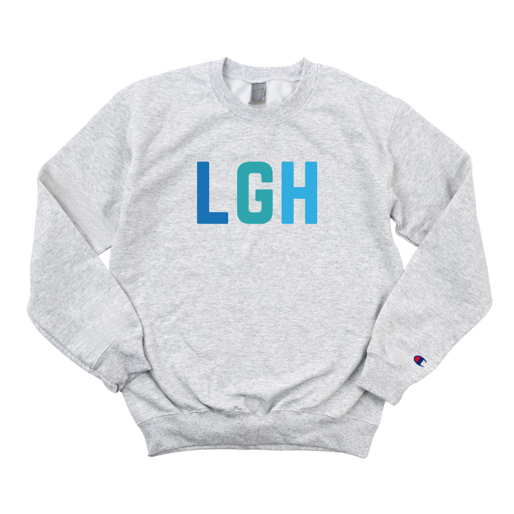 MULTICOLOR BLUE LGH CHAMPION CREWNECK