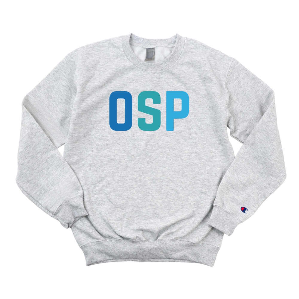 MULTICOLOR BLUE OSP CHAMPION CREWNECK