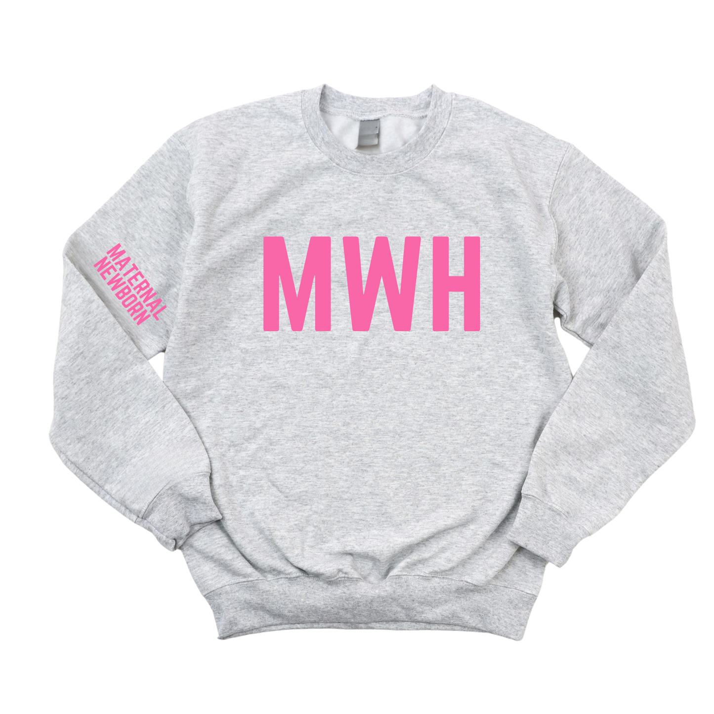 PINK MWH MATERNAL NEWBORN CHAMPION CREWNECK