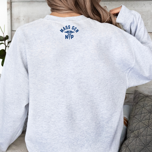 NAVY MGH TERMEER ONCOLOGY RESEARCH CHAMPION CREWNECK