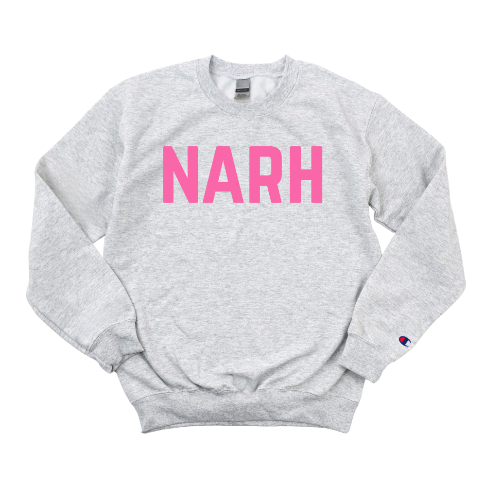 PINK NARH BREAST CANCER AWARENESS CHAMPION CREWNECK