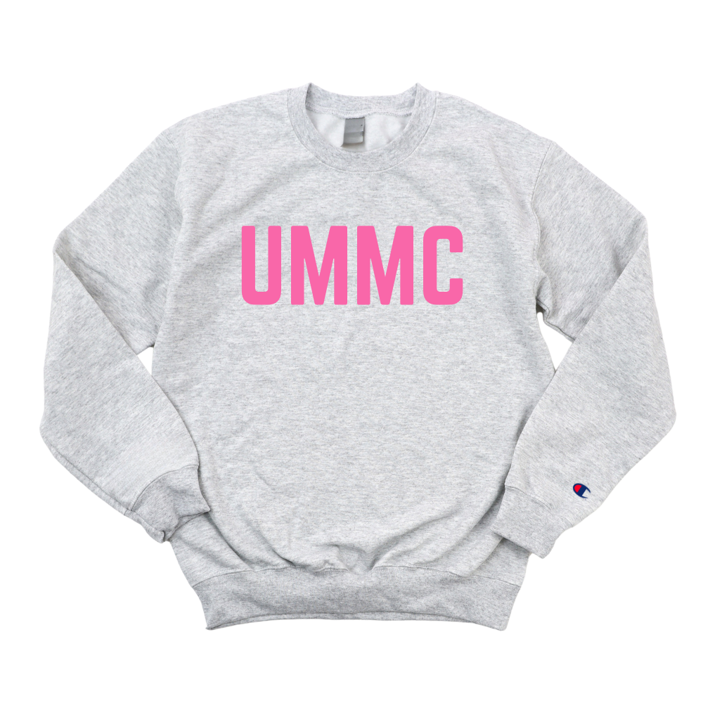 PINK UMMC BREAST CANCER AWARENESS CHAMPION CREWNECK