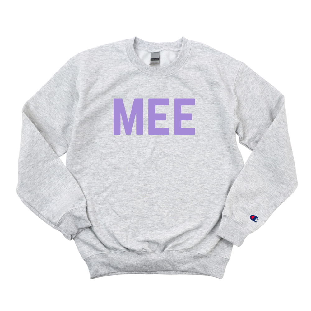 MEE LILAC CHAMPION CREWNECK