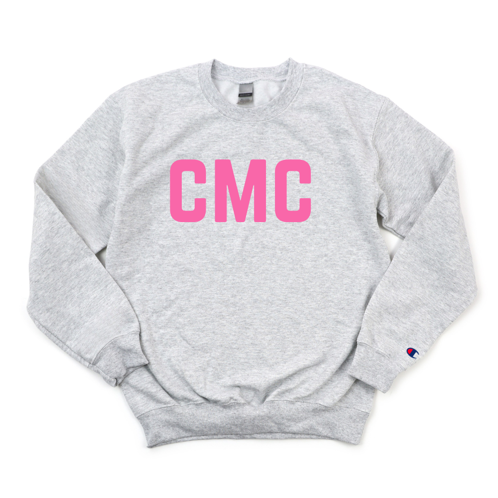 PINK CMC BREAST CANCER AWARENESS CHAMPION CREWNECK