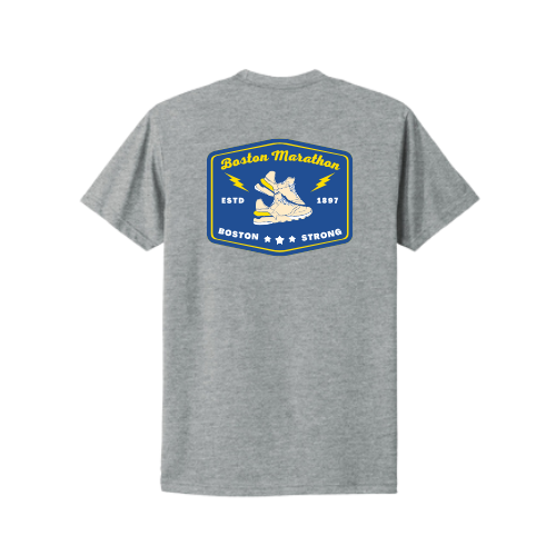 BOSTON STRONG SNEAKERS SHORT SLEEVE - SAME DAY LOCAL PICK UP AVAILABLE
