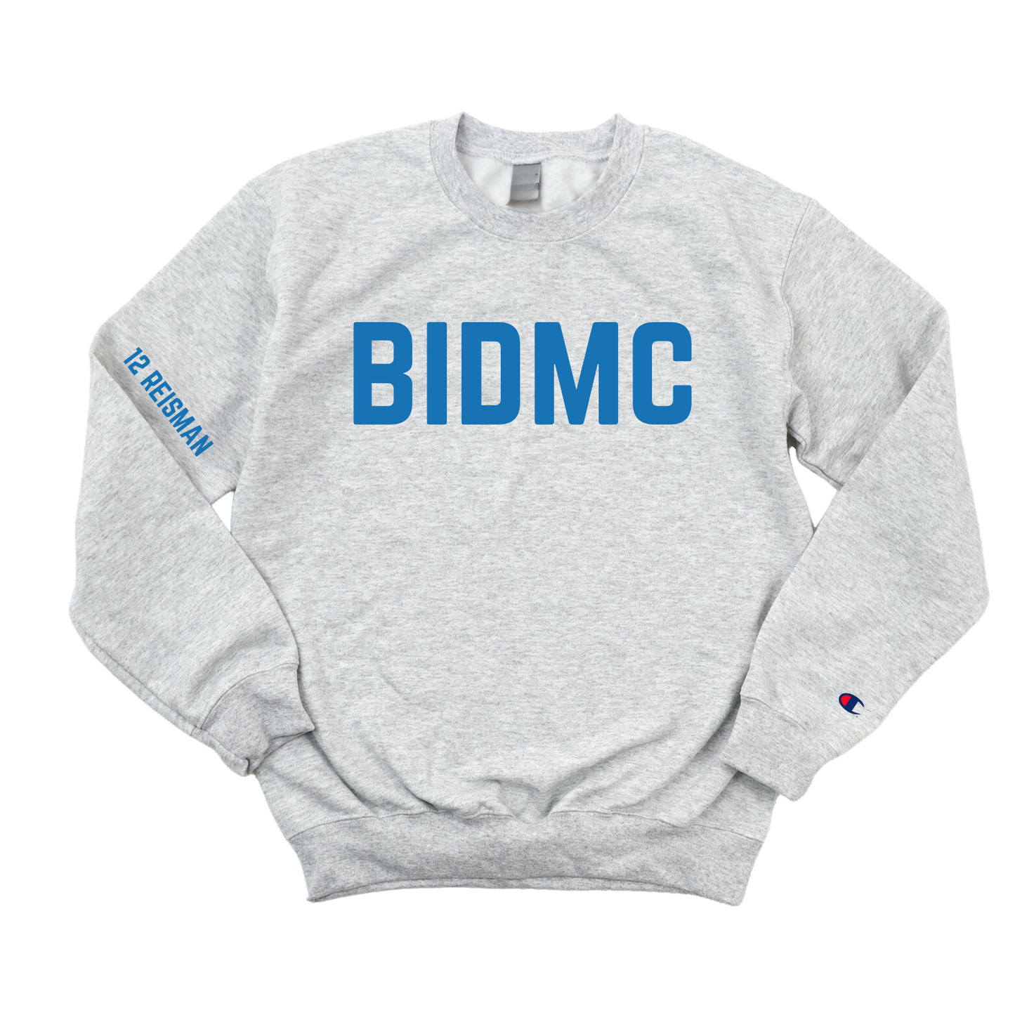 ROYAL BLUE BIDMC REISMAN 12 CHAMPION CREWNECK