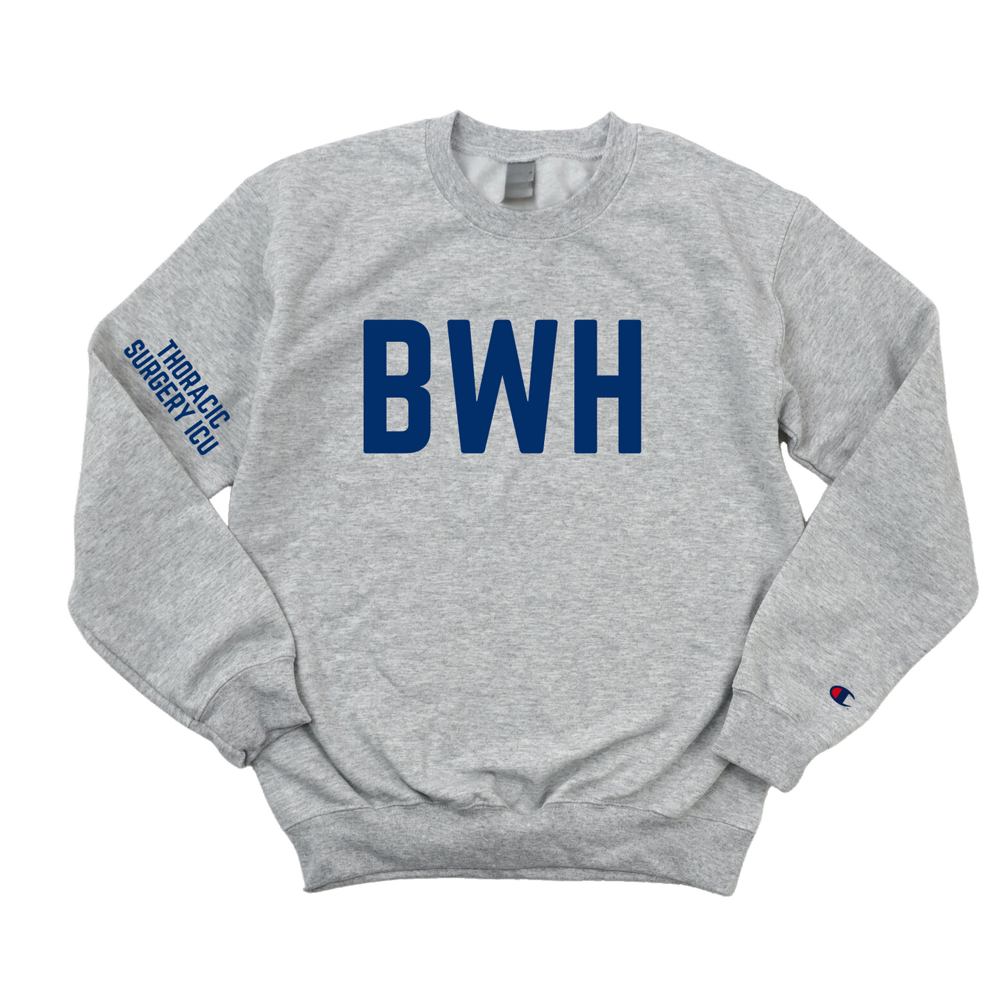 NAVY BWH THORACIC SURGERY ICU CREWNECK - DARK GRAY