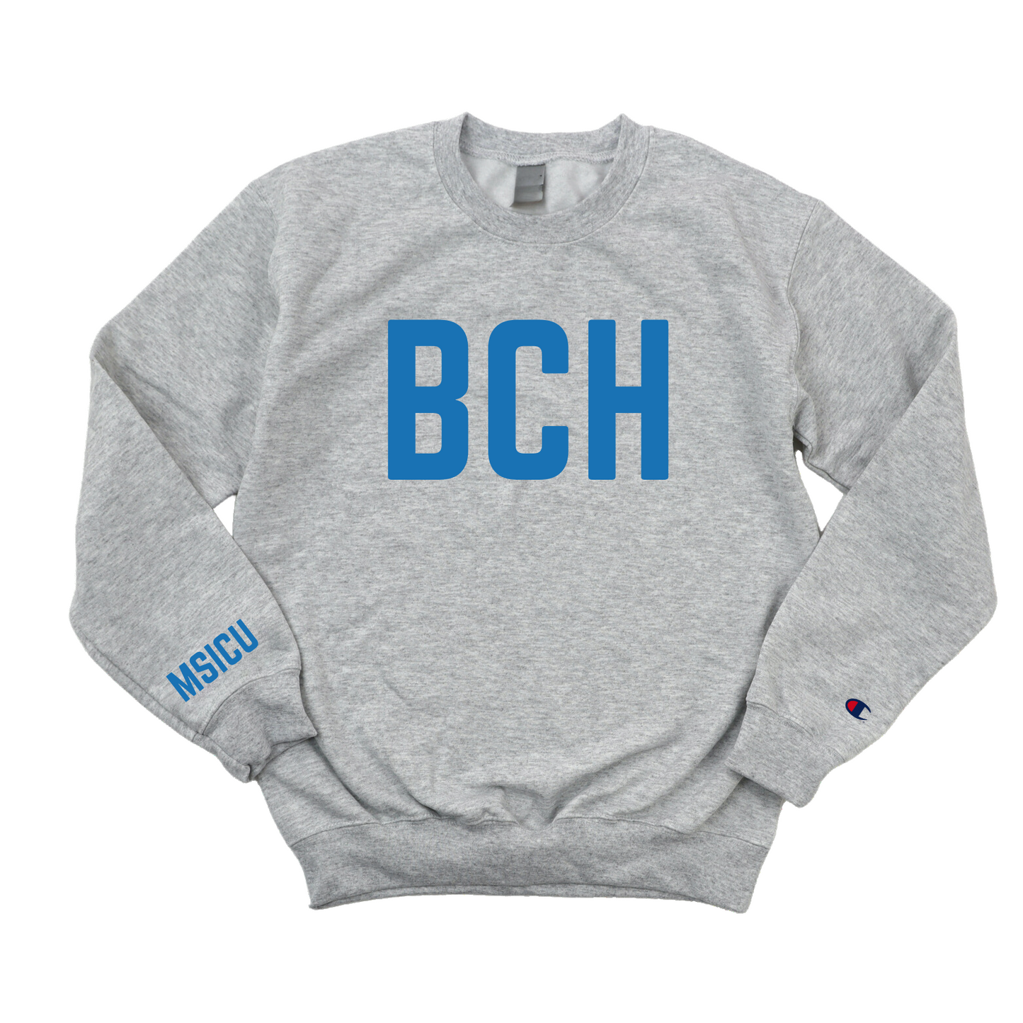 BCH RN - MSICU CHAMPION CREWNECK - DARK GRAY