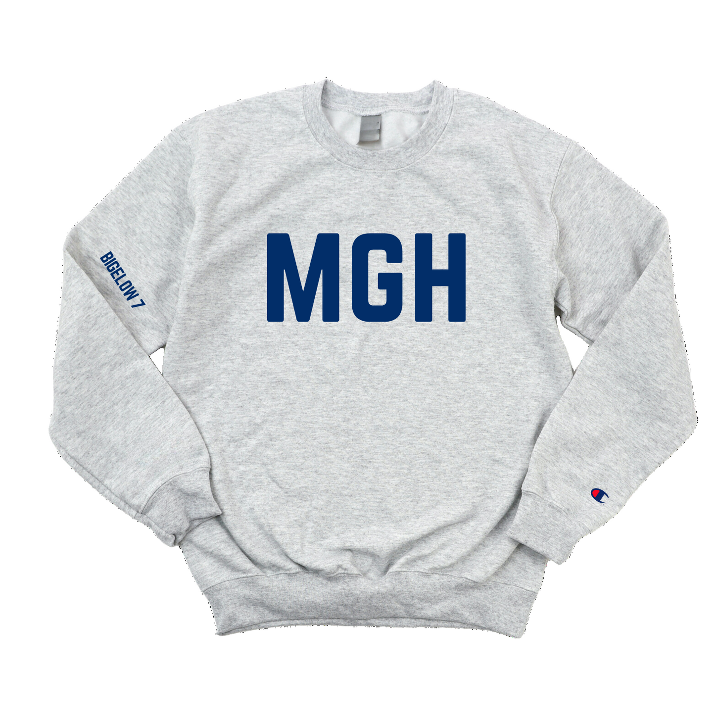 NAVY MGH BIGELOW 7 CHAMPION CREWNECK GROUP ORDER ENDS 8/22
