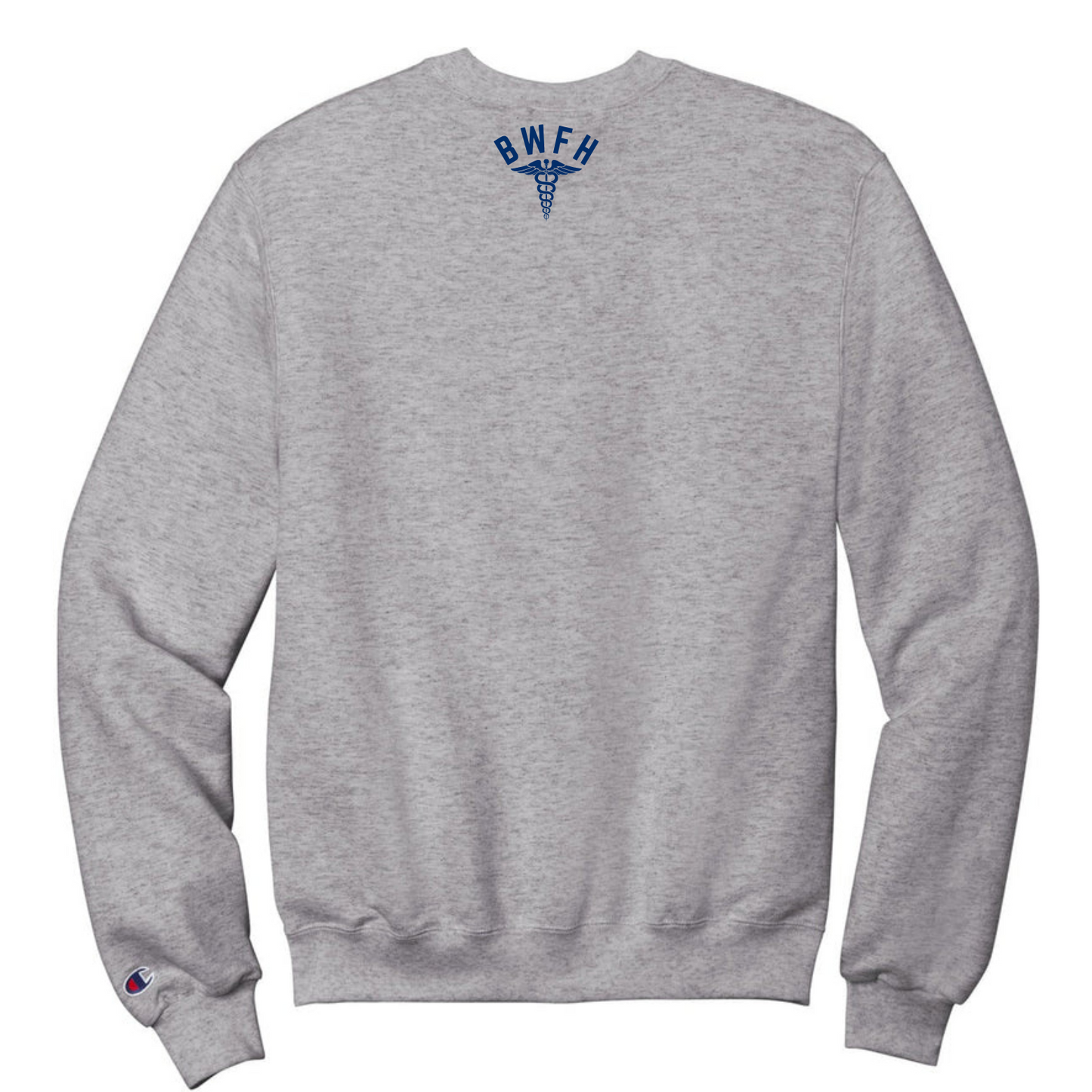 NAVY BWFH 7 SOUTH SURGERY - CHAMPION CREWNECK - DARK GRAY