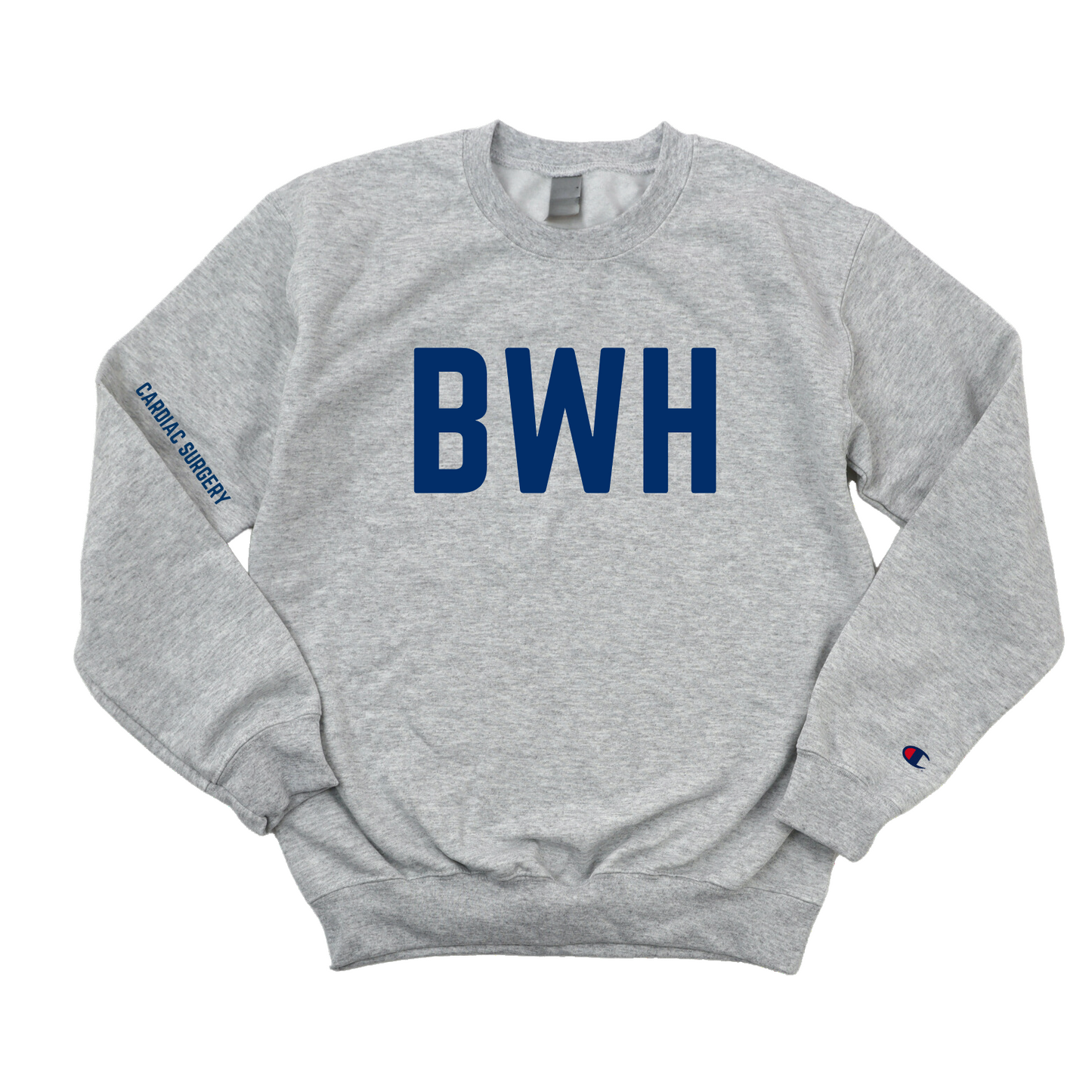 NAVY BWH CARDIAC SURGERY CREWNECK - DARK GRAY