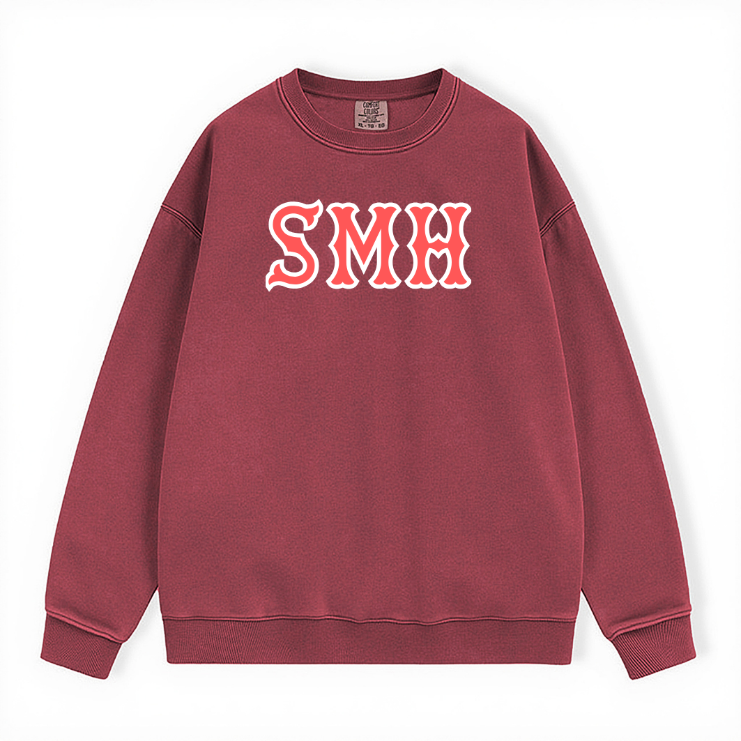 SMH SOX LETTERS CREWNECK