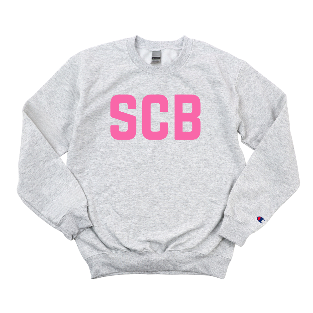 PINK SCB BREAST CANCER AWARENESS CREWNECK