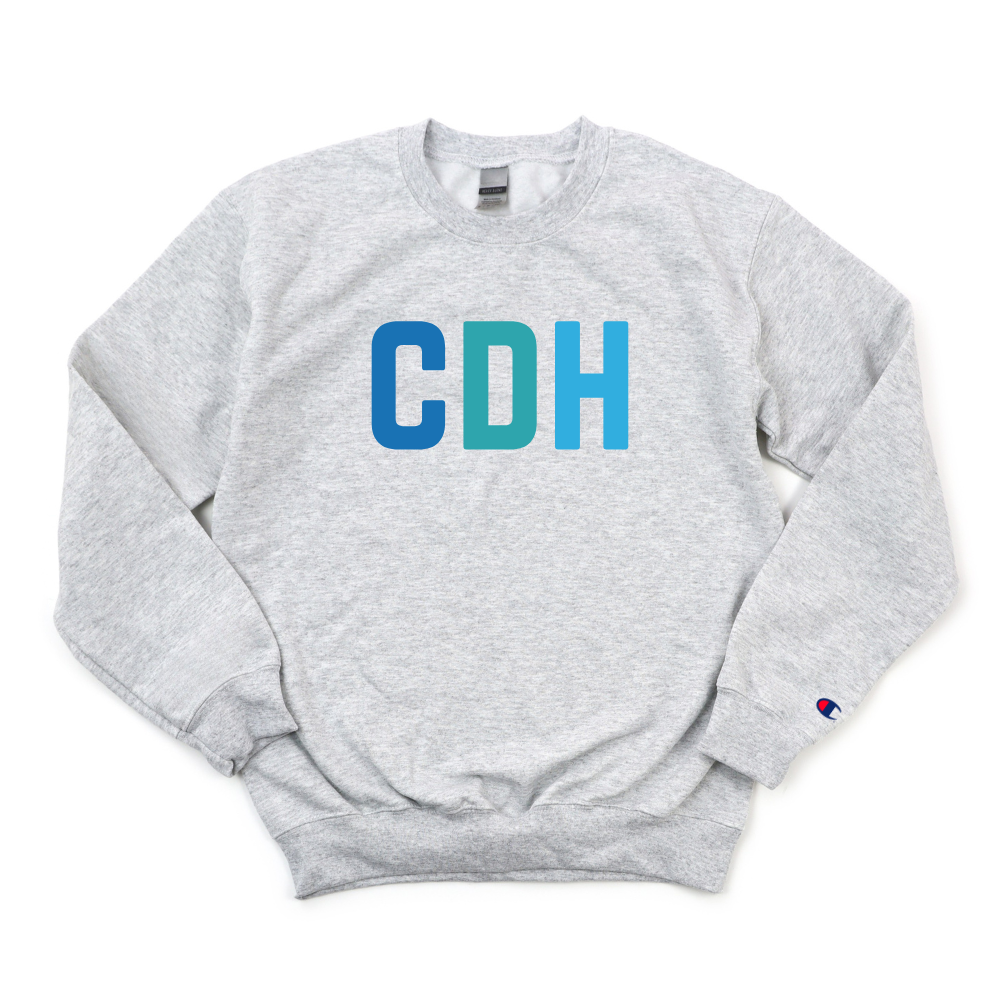 MULTICOLOR BLUE CDH CHAMPION CREWNECK