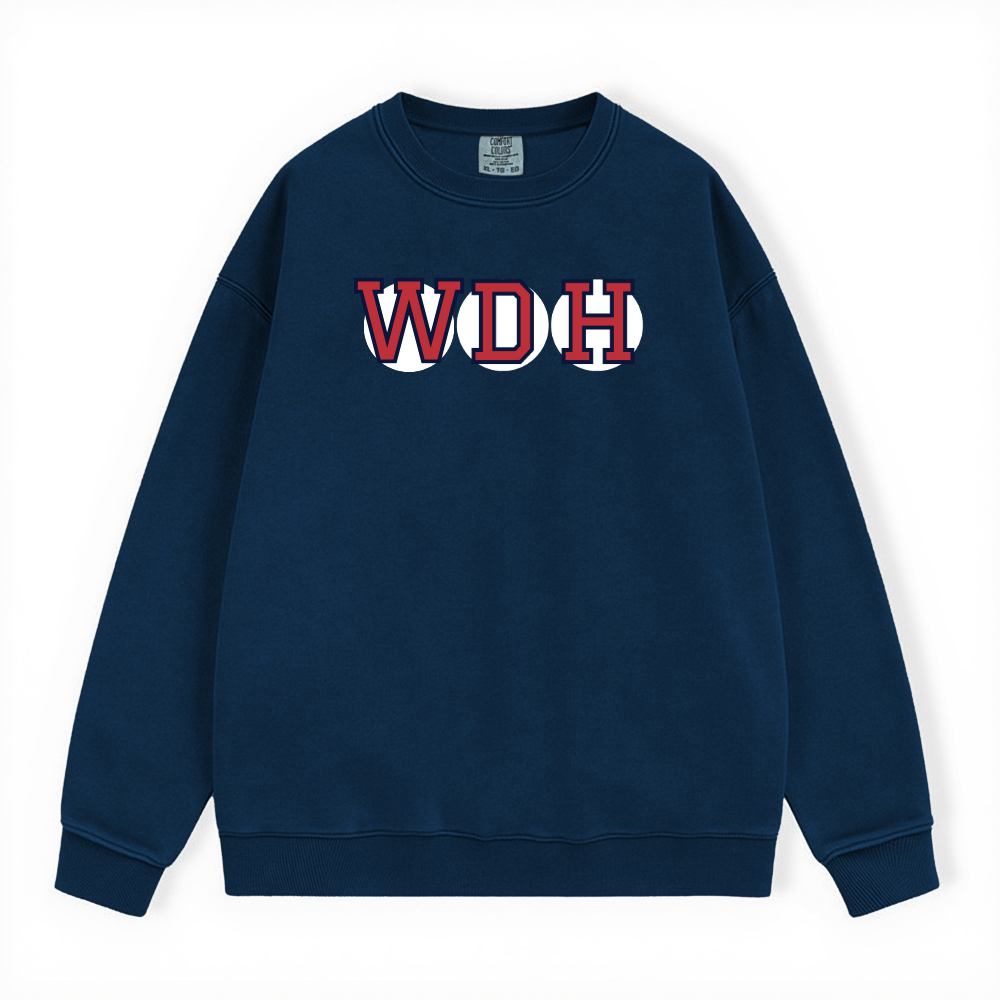 WDH RETIRED SOX LETTERS CREWNECK