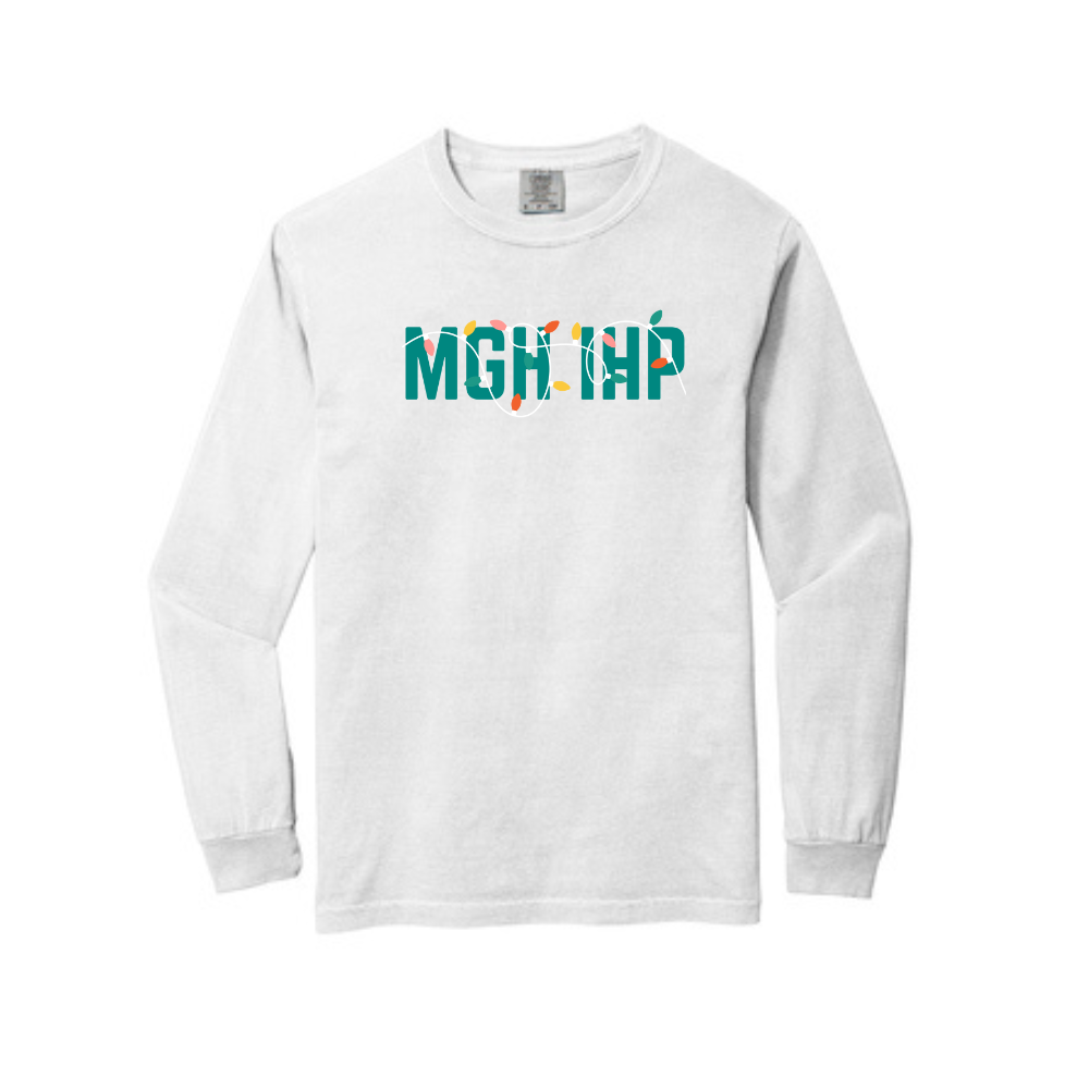 MGH IHP HOLIDAY LIGHTS LONG SLEEVE - WHITE