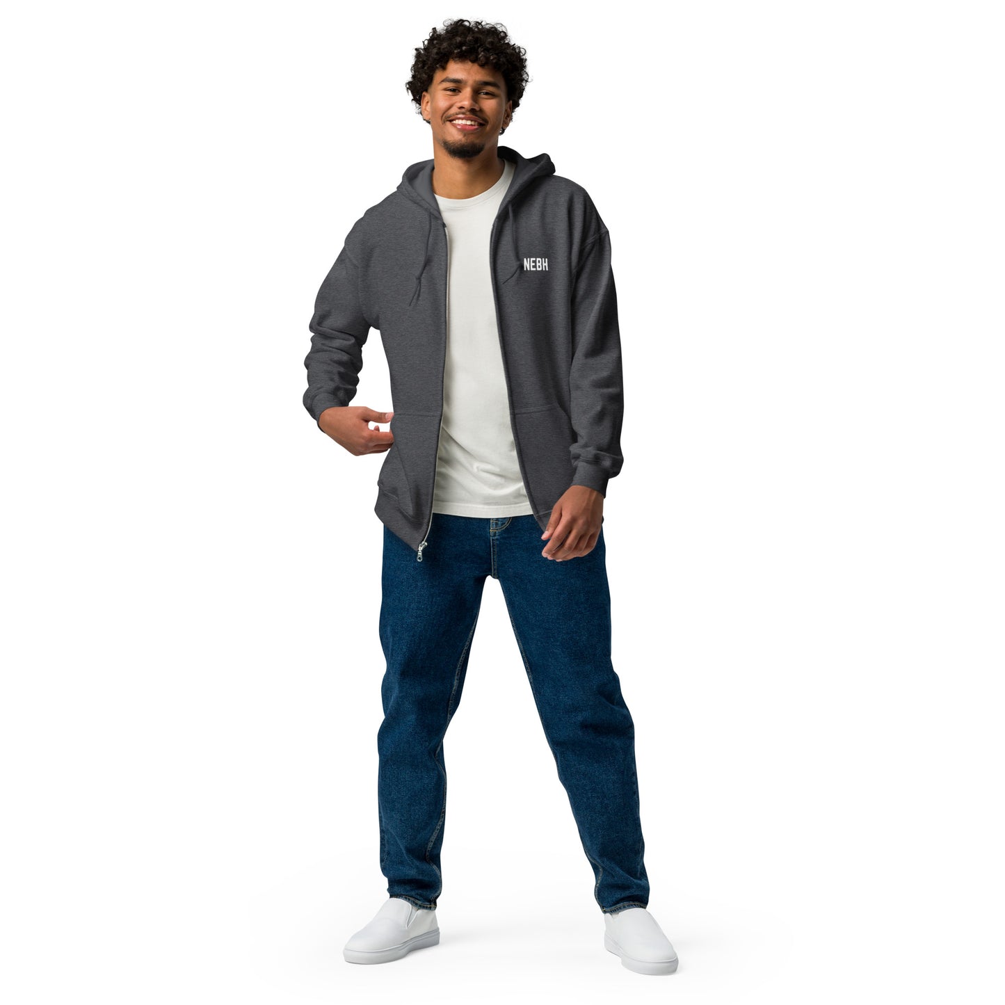 NEBH HEAVY BLEND ZIP HOODIE