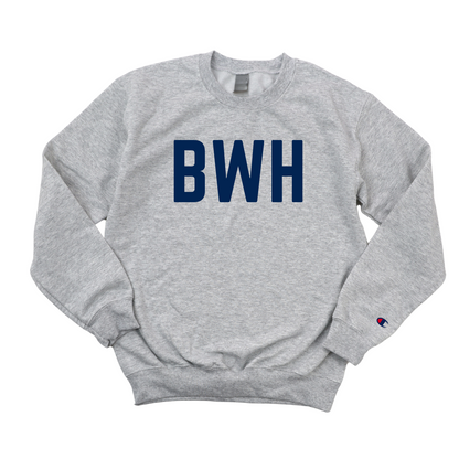 NAVY BWH NP CHAMPION CREWNECK