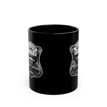 Black Boston Police Badge Mug