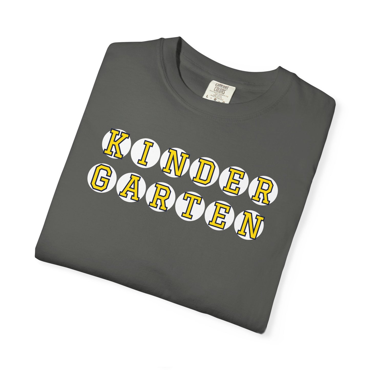 KINDERGARTEN YELLOW PLAYER NUMBER T-SHIRT