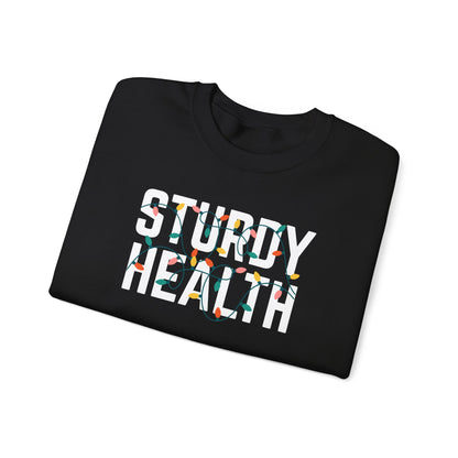 STURDY HEALTH HOLIDAY LIGHTS HEAVY BLEND CREWNECK