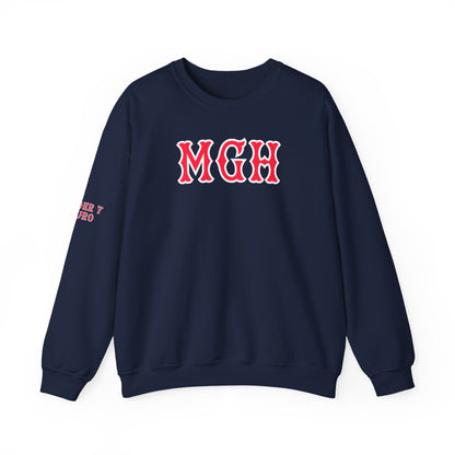 MGH LUNDER 7 NEURO SOX LETTERS CREWNECK