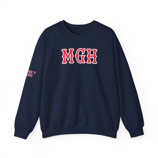 MGH LUNDER 7 NEURO SOX LETTERS CREWNECK