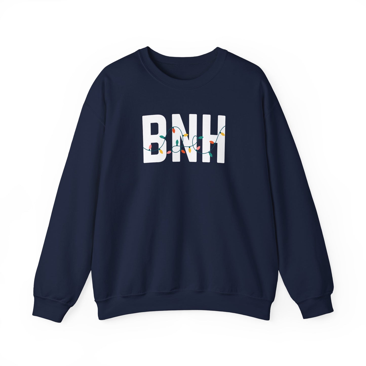 BNH HOLIDAY LIGHTS HEAVY BLEND CREWNECK