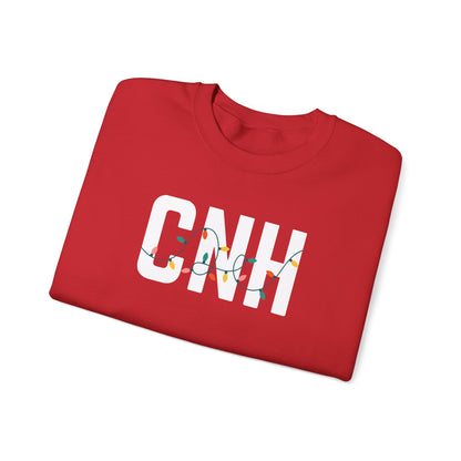 CNH HOLIDAY LIGHTS HEAVY BLEND CREWNECK