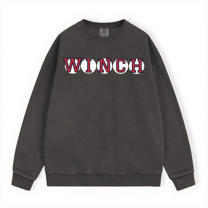 WINCH RETIRED SOX LETTER CREWNECK