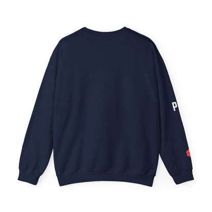 NAVY BOSTON EMS P2 HEAVY BLEND CREWNECK