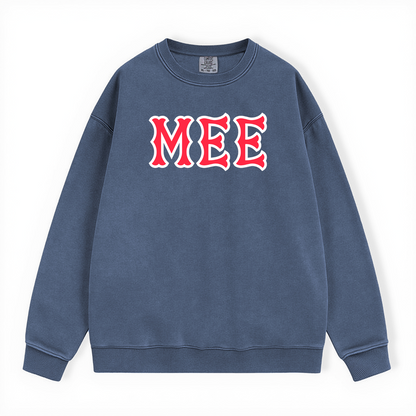 MEE SOX LETTERS CREWNECK