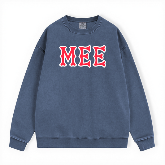 MEE SOX LETTERS CREWNECK