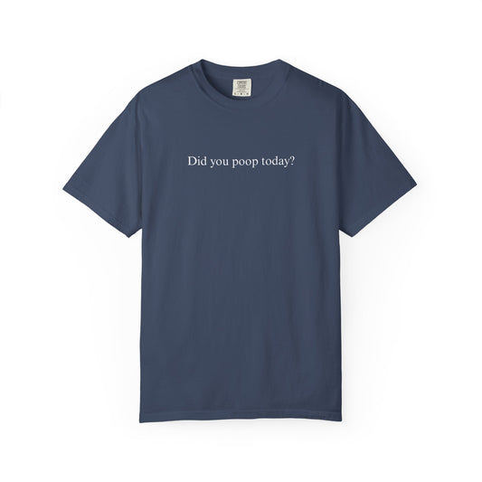 DID YOU POOP TODAY? COMFORT COLORS T-SHIRT