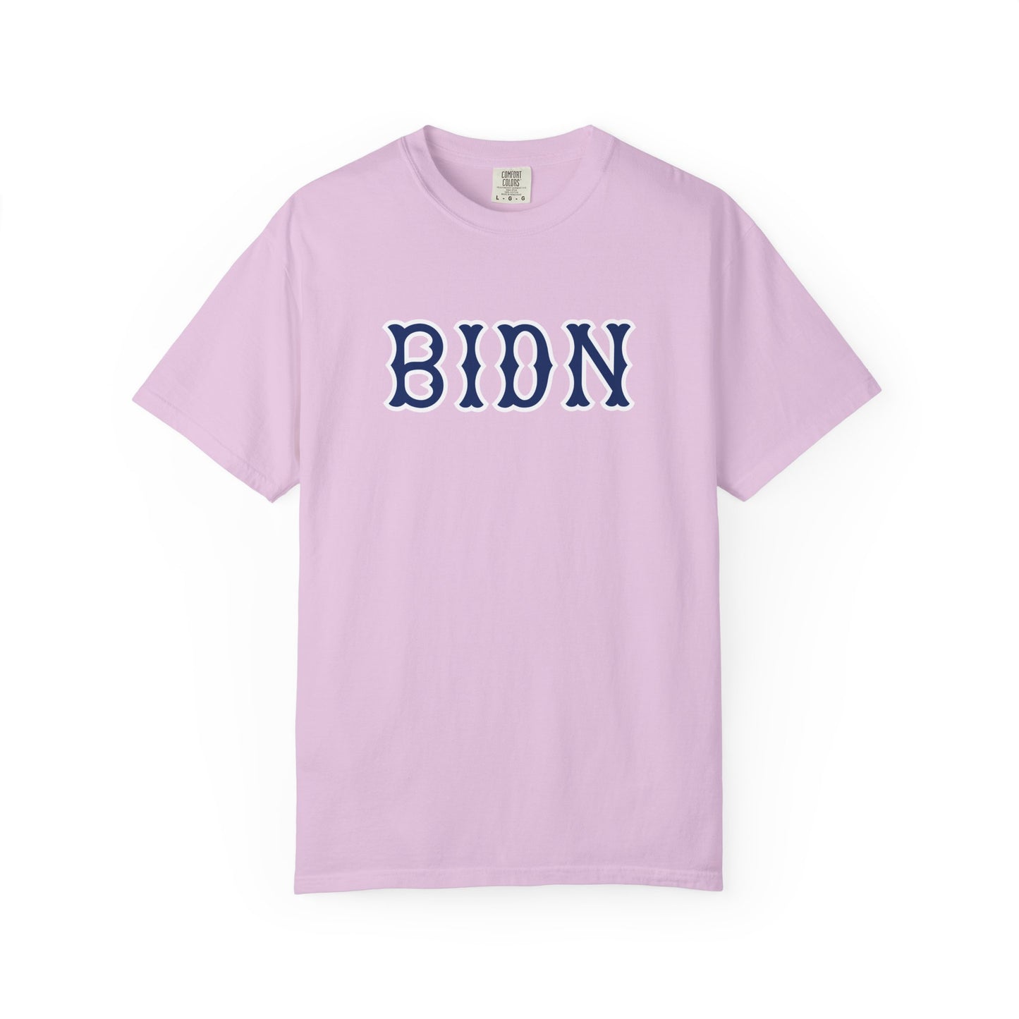 BIDN NAVY SOX LETTERS TEE
