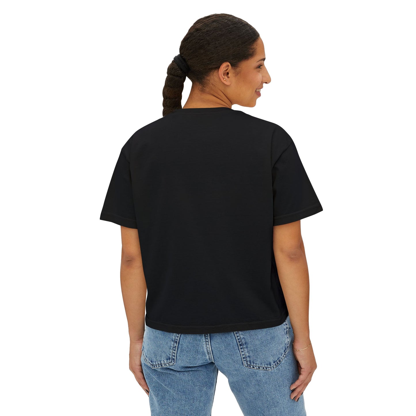 BOSTON MA VARSITY CROP TOP