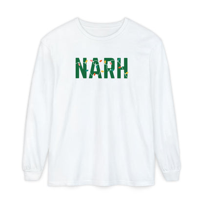 NARH HOLIDAY LIGHTS LONG SLEEVE - WHITE