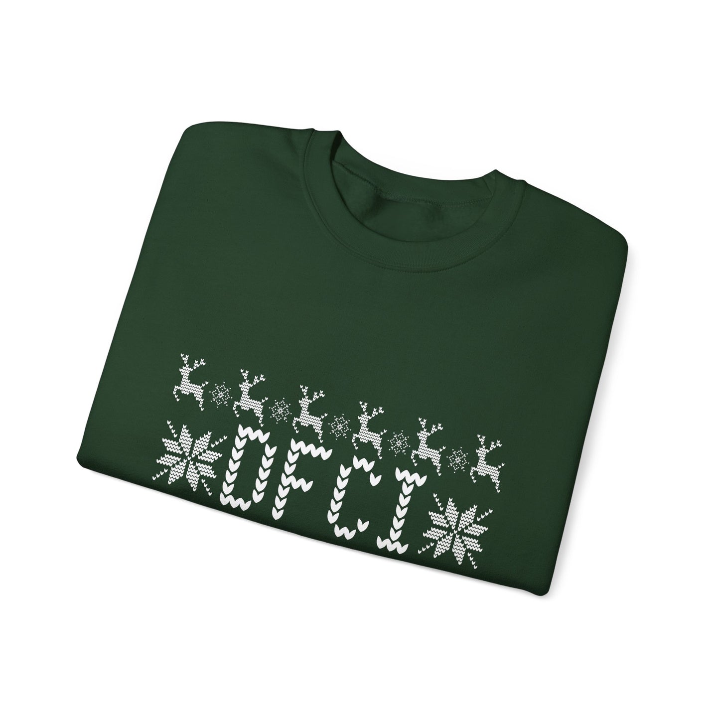 DFCI UGLY SWEATER HEAVY BLEND CREWNECK