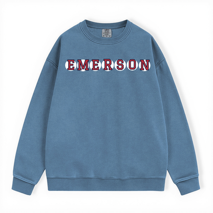 EMERSON RETIRED SOX LETTER CREWNECK